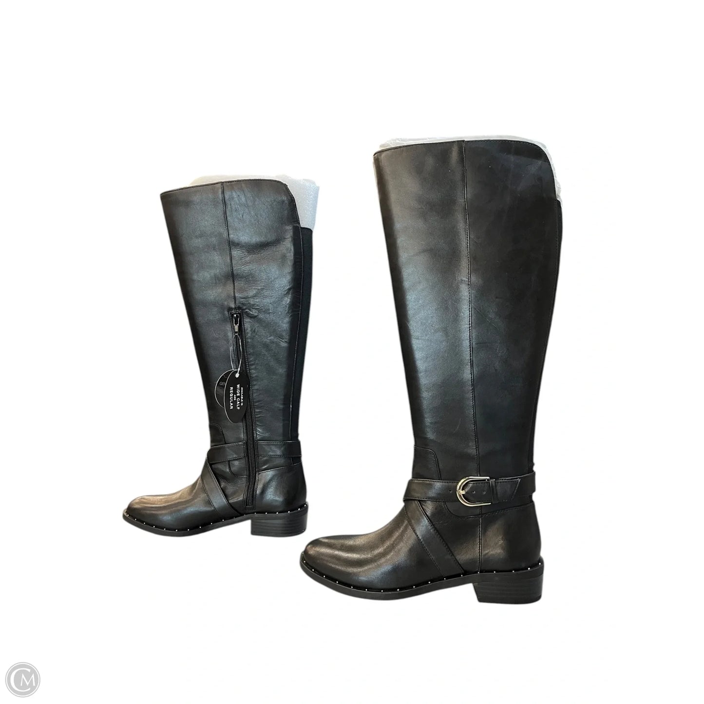 Boots Knee Flats By Inc In Black, Size: 6.5