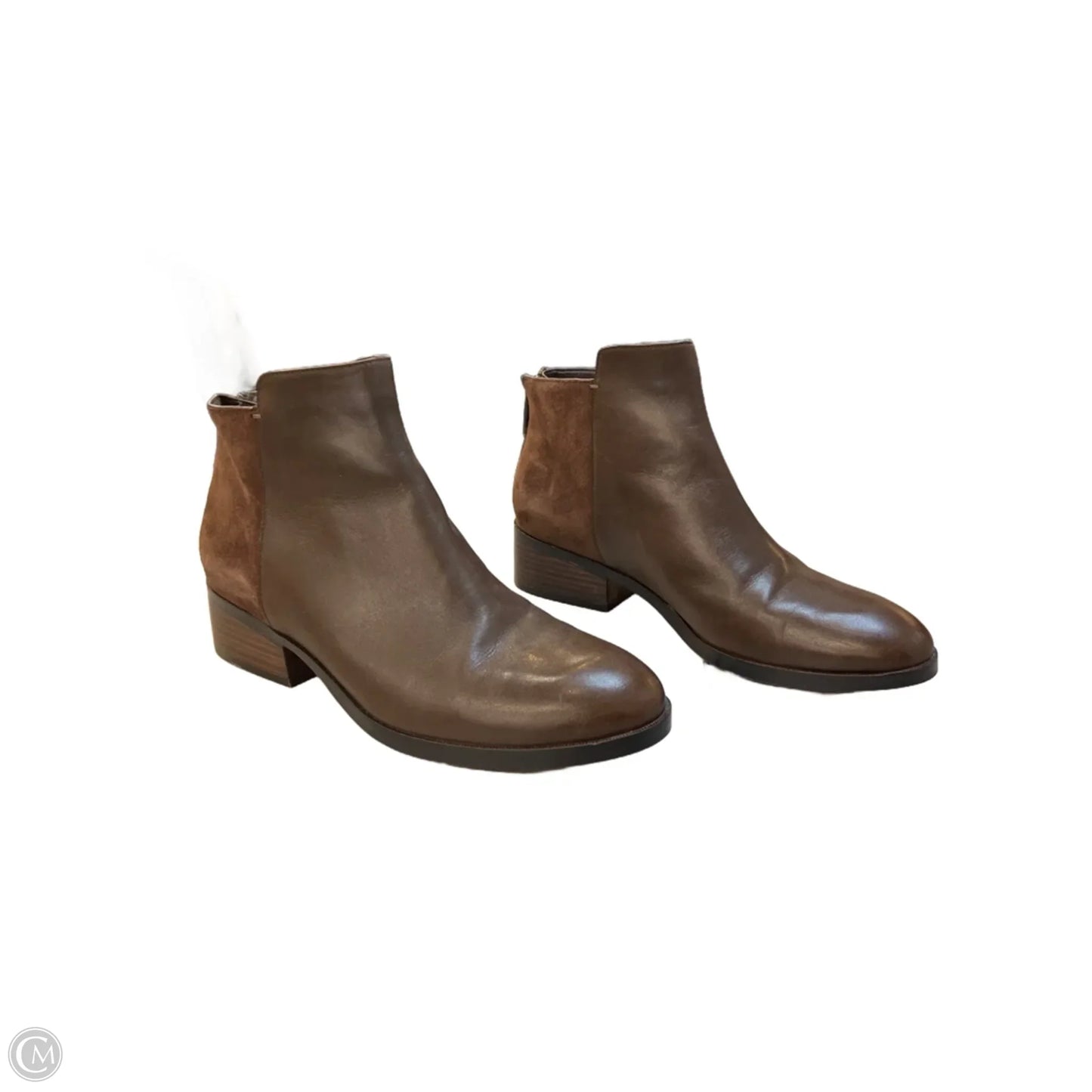 Boots Ankle Flats By Cole-haan In Brown, Size: 9