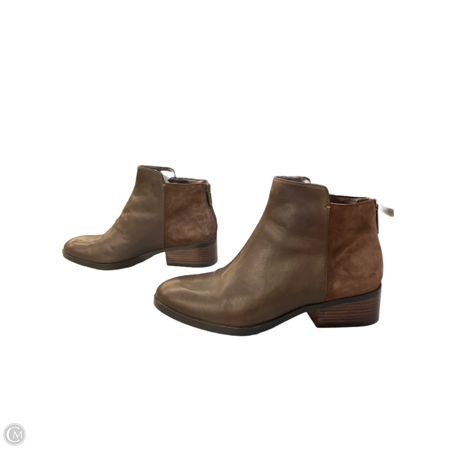 Boots Ankle Flats By Cole-haan In Brown, Size: 9