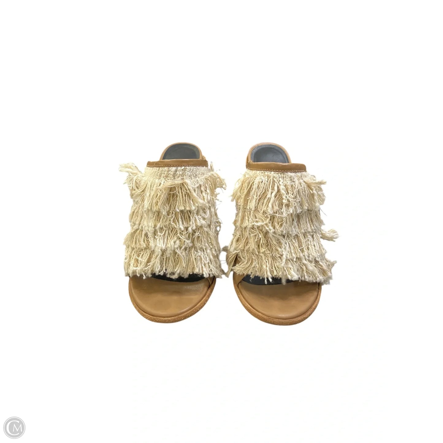 Sandals Heels Wedge By Tibi In Tan, Size: 7