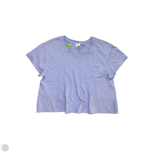 Top Short Sleeve By Pilcro In Blue, Size: L