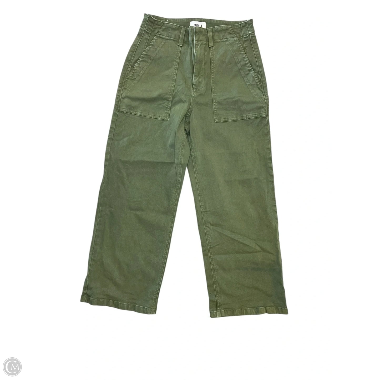 Jeans Boot Cut By Pistola In Green Denim, Size: 2