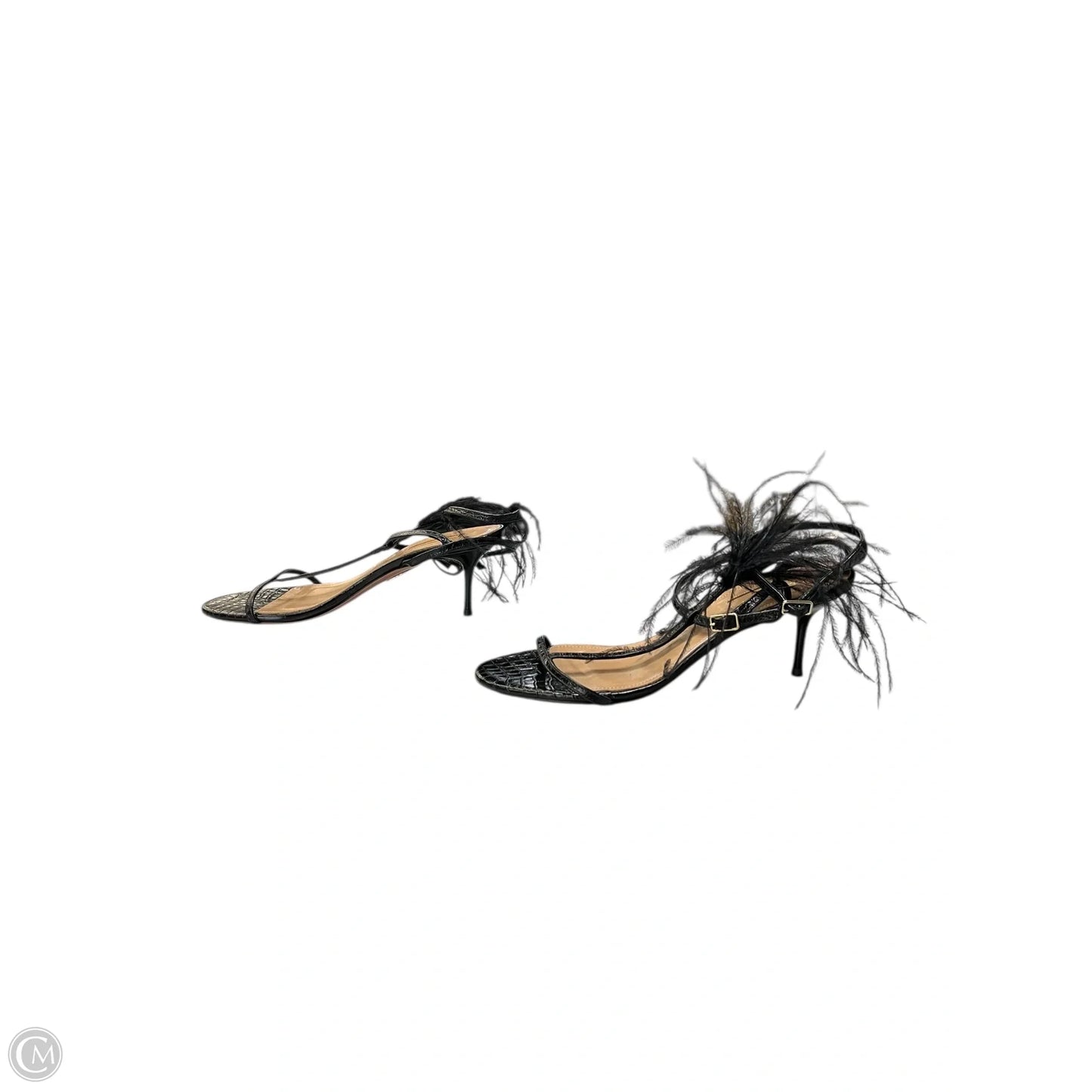 Sandals Designer By Aquazzura In Black, Size: 7.5