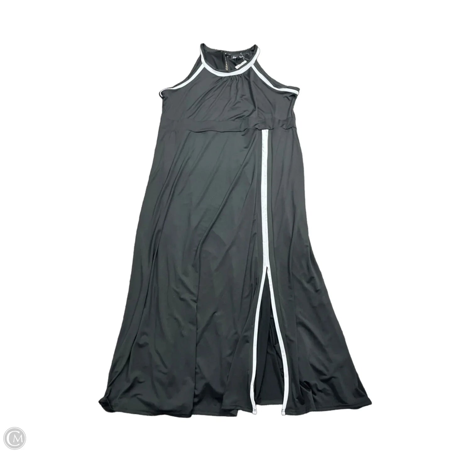 Dress Party Long By Clothes Mentor In Black, Size: 3x
