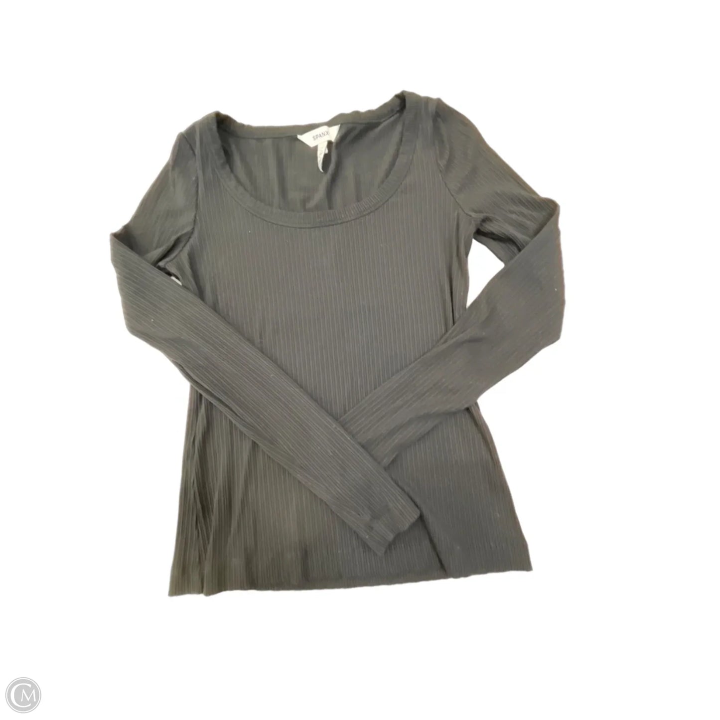 Top Long Sleeve Basic By Spanx In Black, Size: Xs
