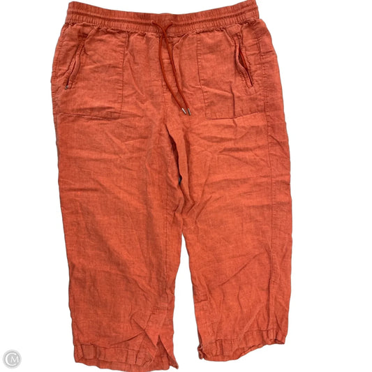 Pants Linen By Athleta In Orange, Size: 3x