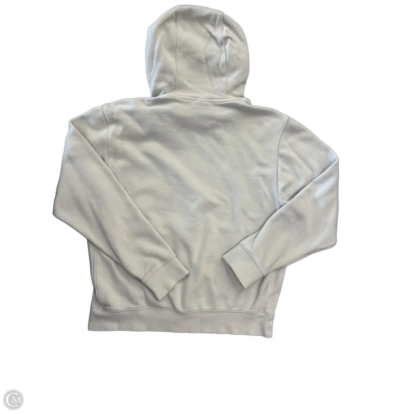 Athletic Sweatshirt Hoodie By Nike Apparel In Tan, Size: S