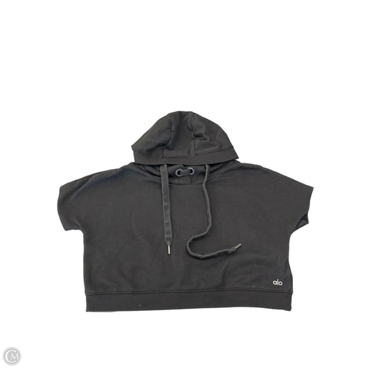 Athletic Top Short Sleeve By Alo In Black, Size: Xs
