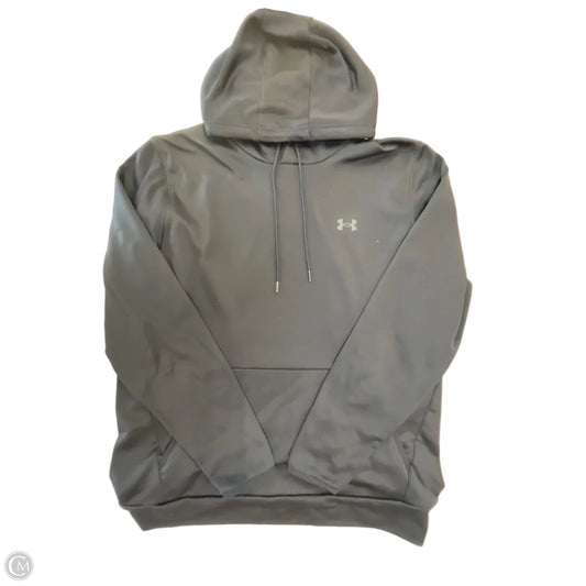 Athletic Sweatshirt Hoodie By Under Armour In Black, Size: Xl
