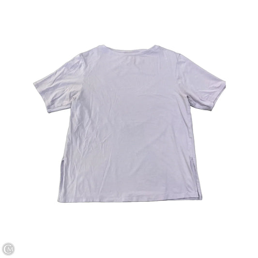 Athletic Top Short Sleeve By Lululemon In Purple, Size: S