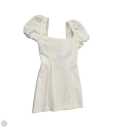 Dress Casual Short By Zara In White, Size: S