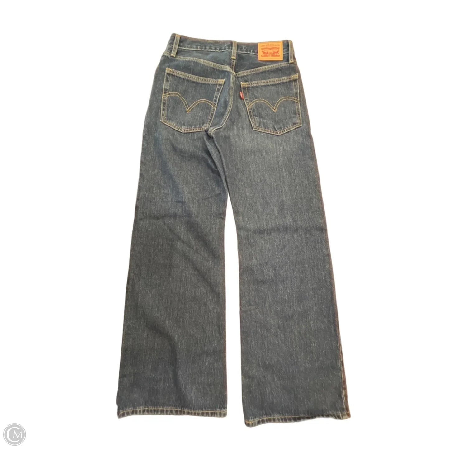 Jeans Boot Cut By Levis In Blue Denim, Size: 2