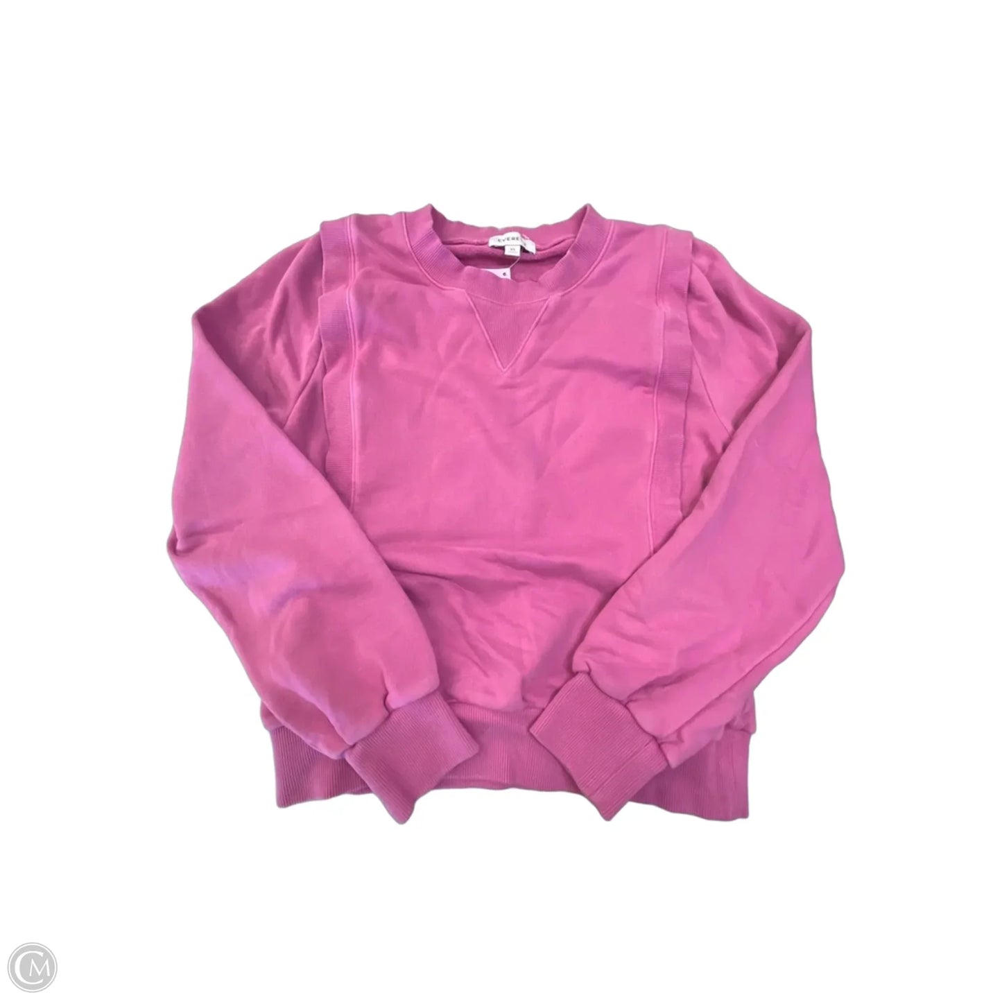 Top Long Sleeve By Evereve In Pink, Size: Xs