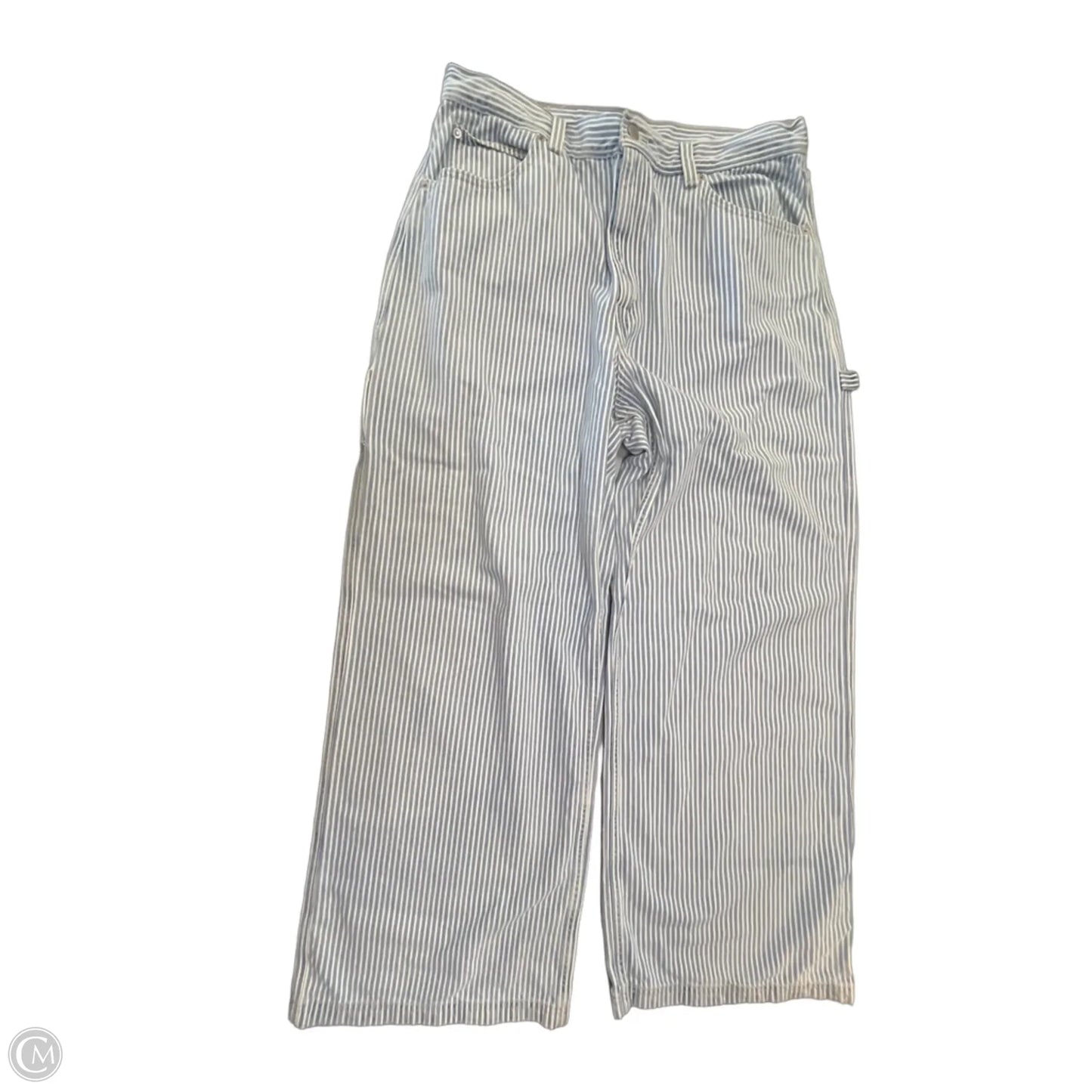 Jeans Wide Leg By Levis In Blue Denim, Size: 18