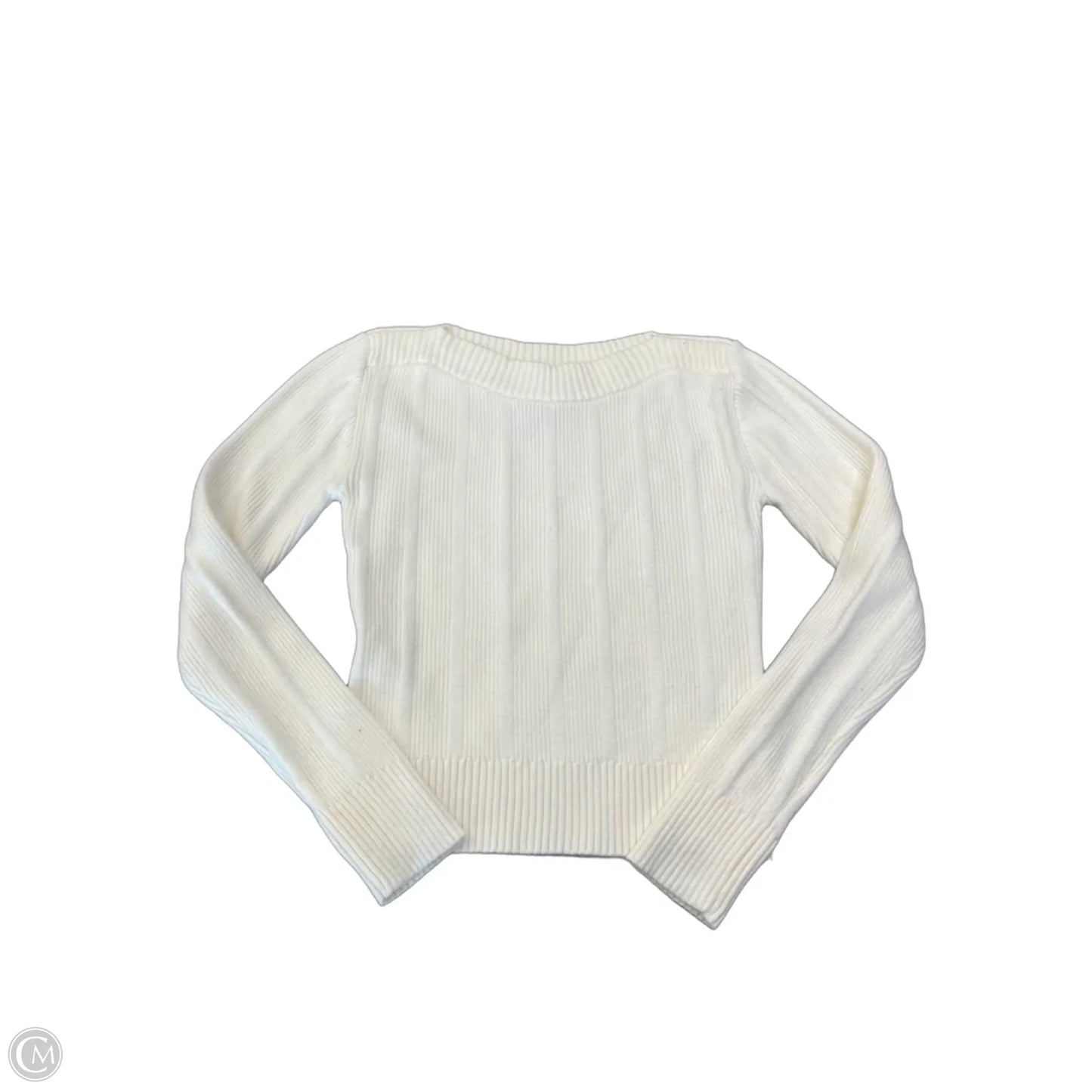 Sweater By Steve Madden In White, Size: Xs