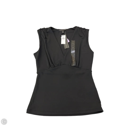 Blouse Sleeveless By Banana Republic In Black, Size: Xs