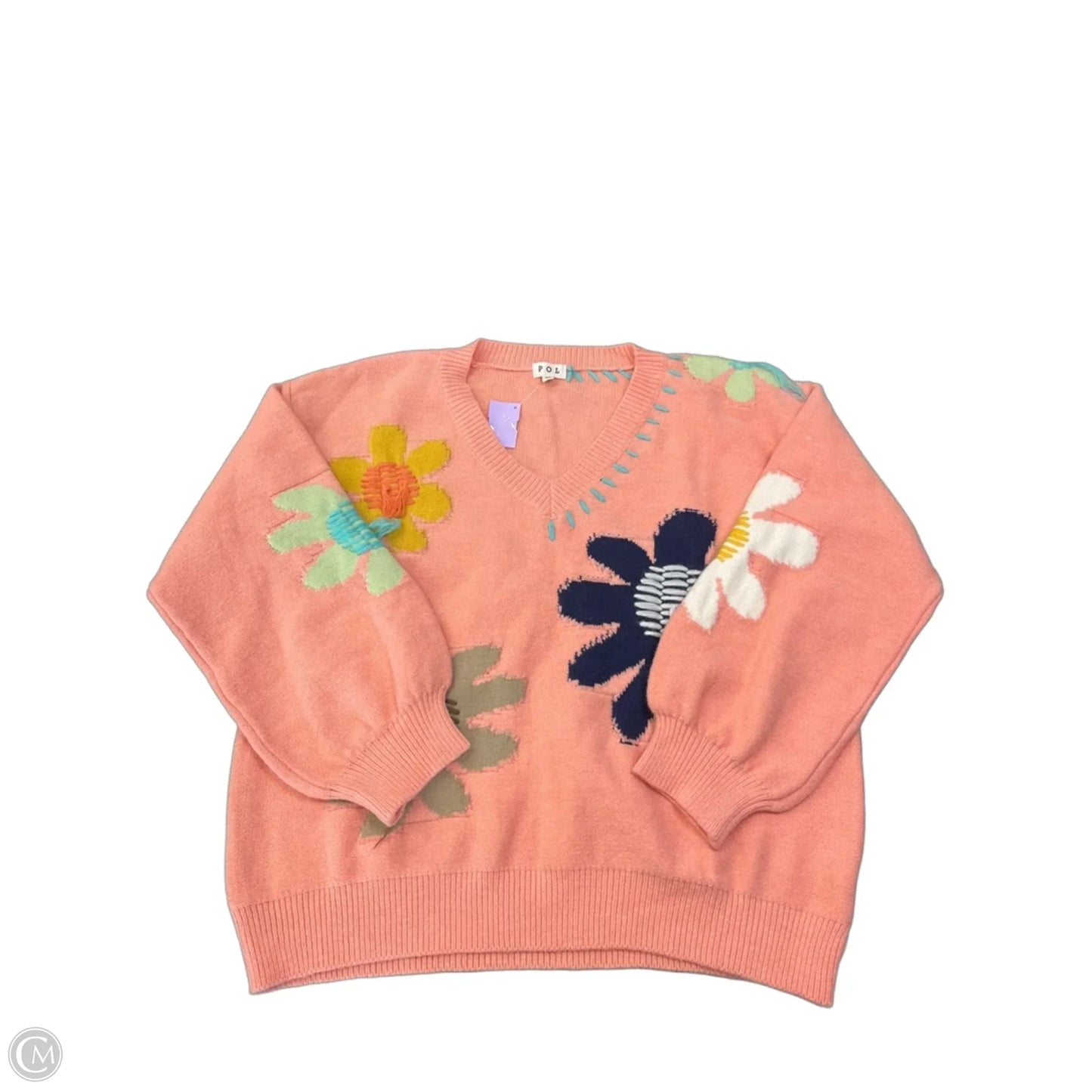 Sweater By Pol In Pink, Size: M