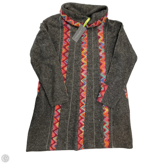 Top Long Sleeve By Cmb In Grey, Size: L