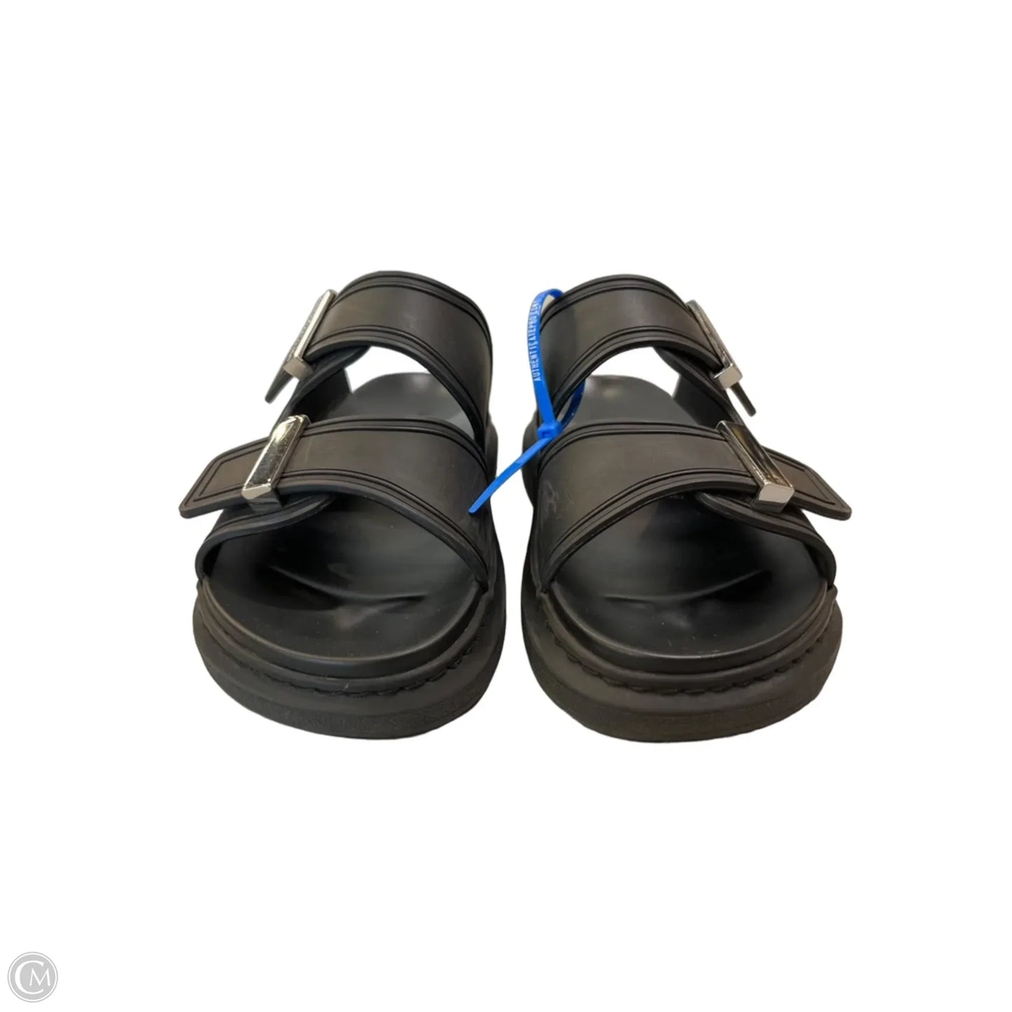 Sandals Luxury Designer By Alexander Mcqueen In Black, Size: 7