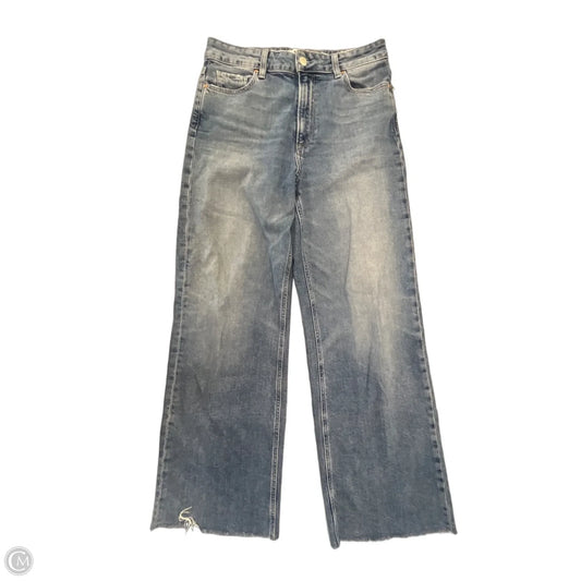 Jeans Wide Leg By Paige In Blue Denim, Size: 8