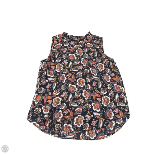 Blouse Sleeveless By Loft In Paisley Print, Size: Sp