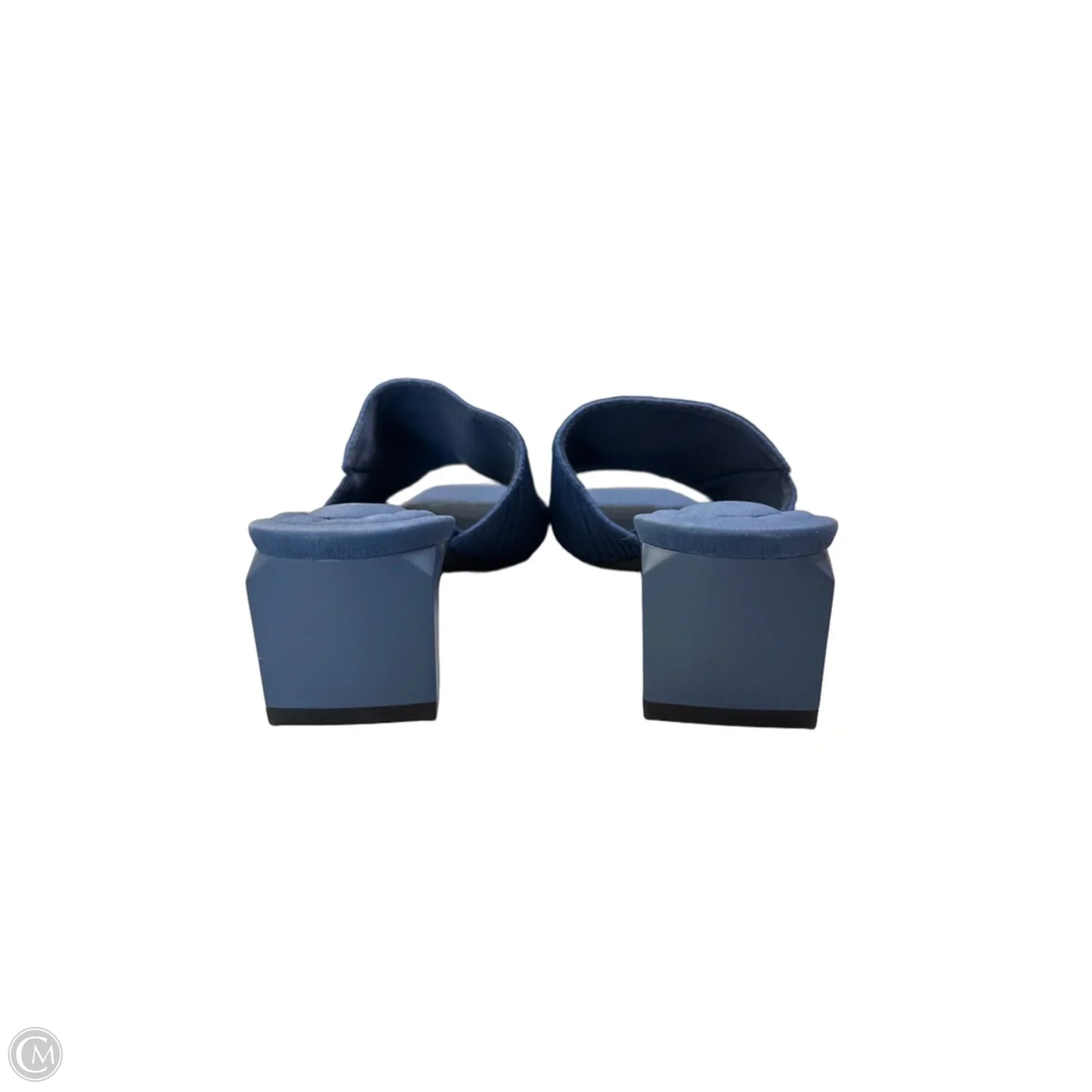 Sandals Heels Block By Vivaia In Blue, Size: 10