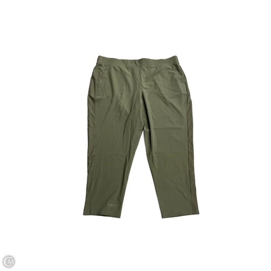 Athletic Pants By Rbx In Green, Size: 3x