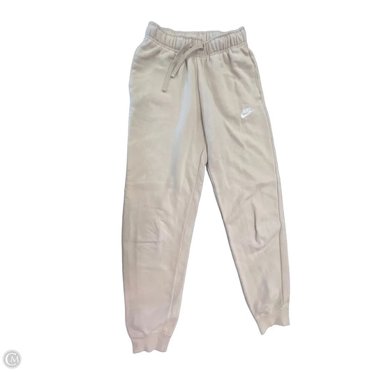 Athletic Pants By Nike Apparel In Tan, Size: Xs