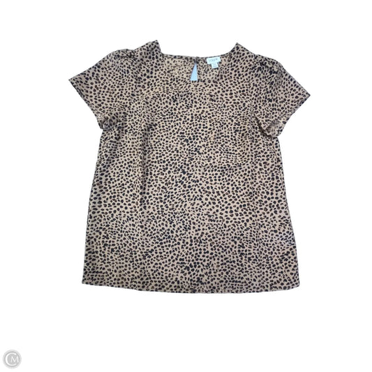 Blouse Sleeveless By J. Crew In Animal Print, Size: Xs
