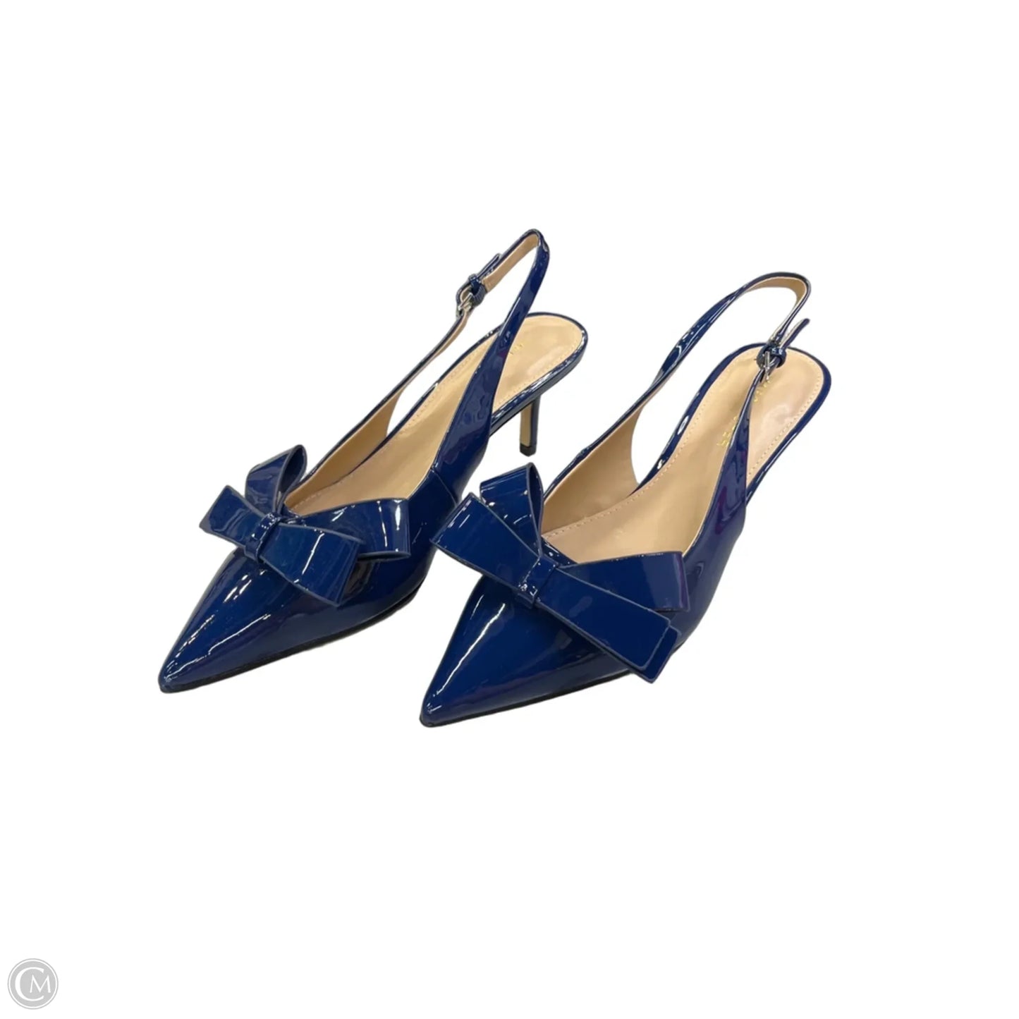 Shoes Heels Kitten By Marc Fisher In Blue, Size: 8.5
