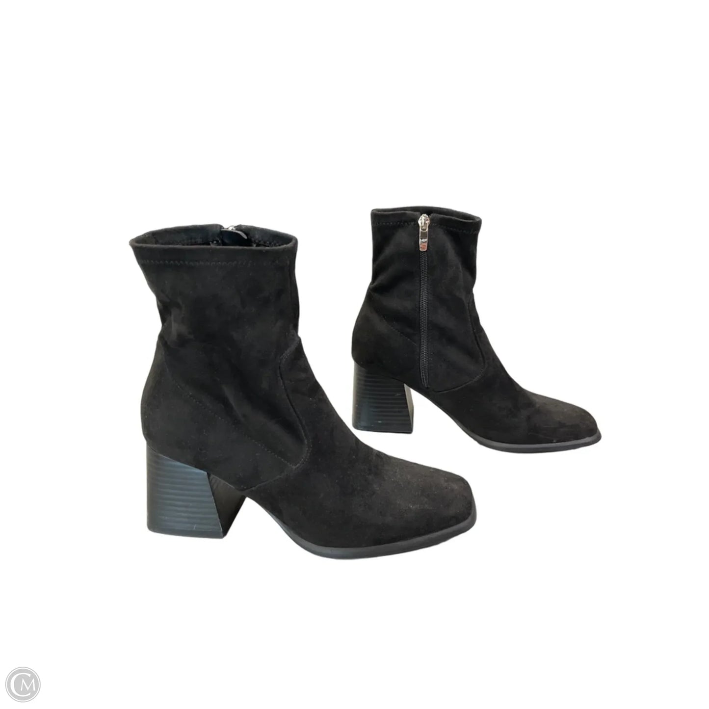 Boots Ankle Heels By Marc Fisher In Black, Size: 8