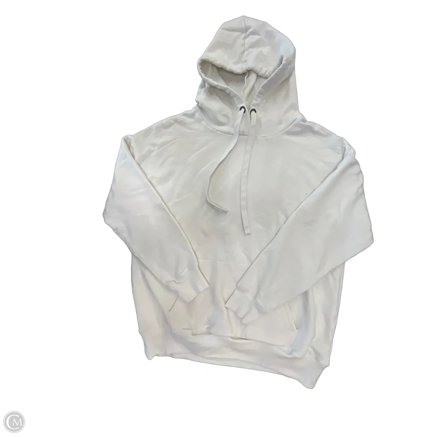 Sweatshirt Hoodie By Buffalo David Bitton In White, Size: M