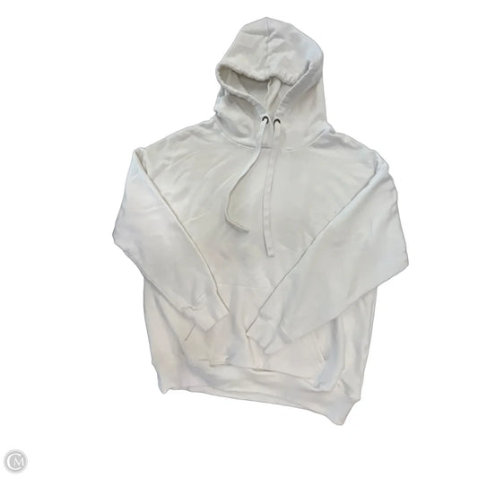 Sweatshirt Hoodie By Buffalo David Bitton In White, Size: M