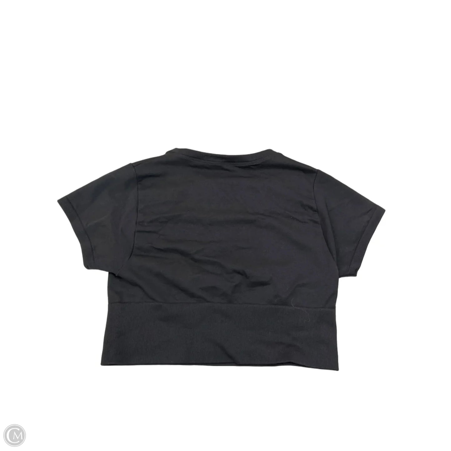 Athletic Top Short Sleeve By Aerie In Black, Size: M