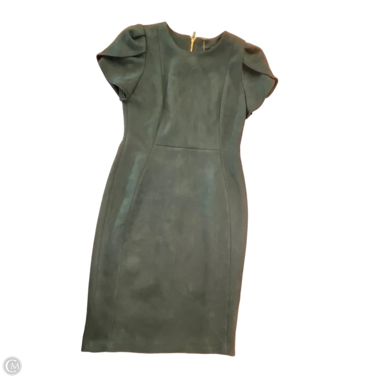 Dress Work By Calvin Klein In Green, Size: S