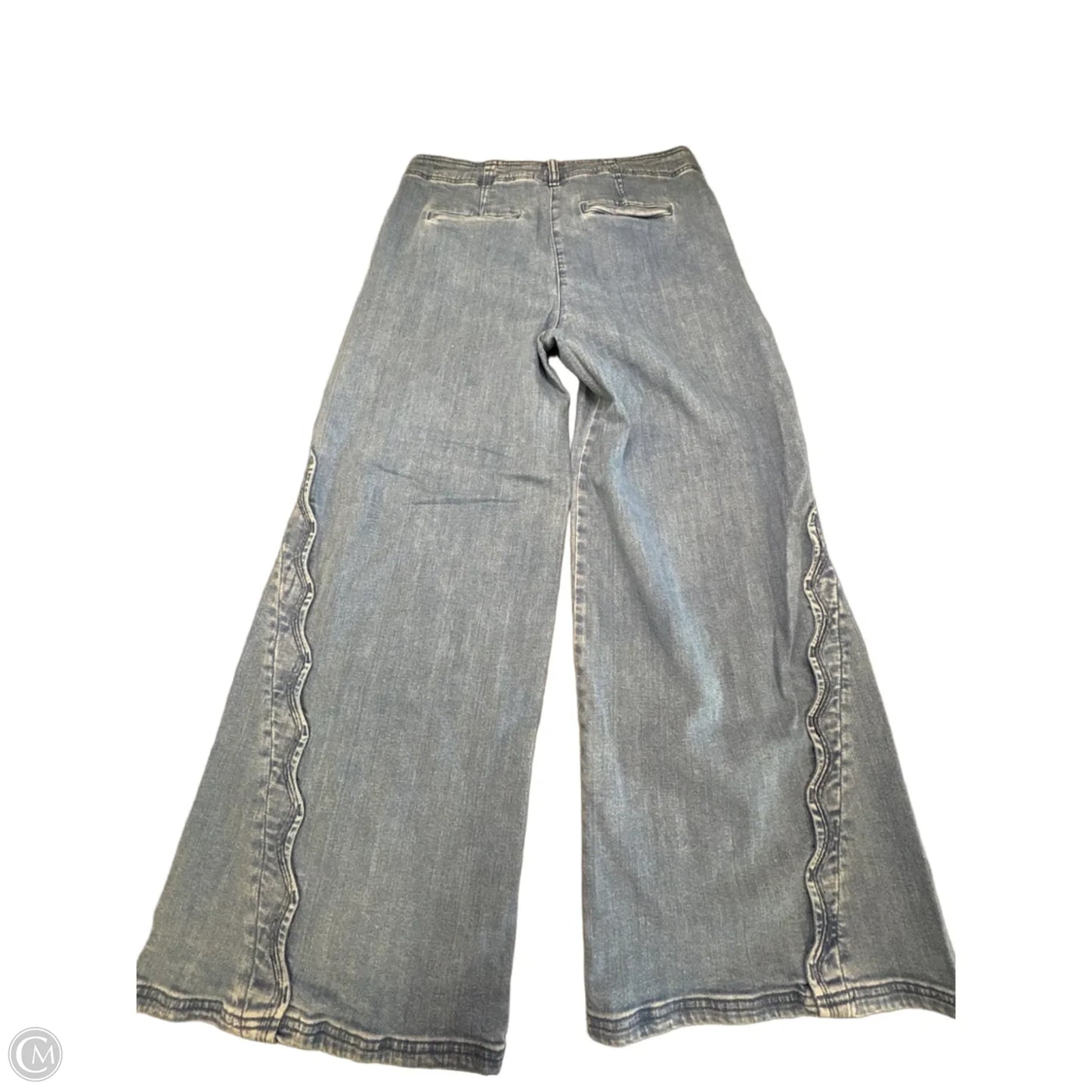 Jeans Wide Leg By Maeve In Blue Denim, Size: 14