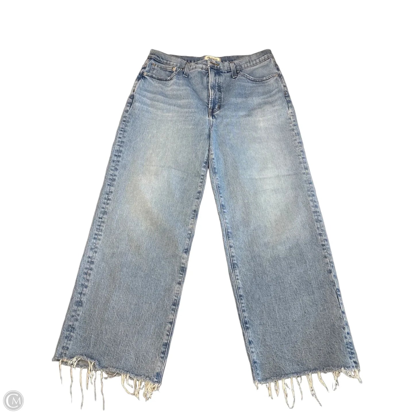 Jeans Wide Leg By Madewell In Blue Denim, Size: 12