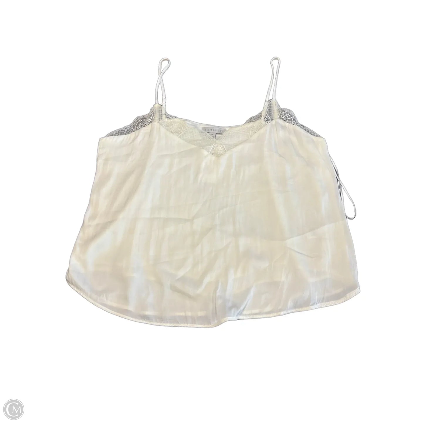 Blouse Sleeveless By Allison Joy In Ivory, Size: Xl