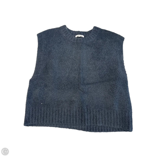 Vest Sweater By Madewell In Navy, Size: L