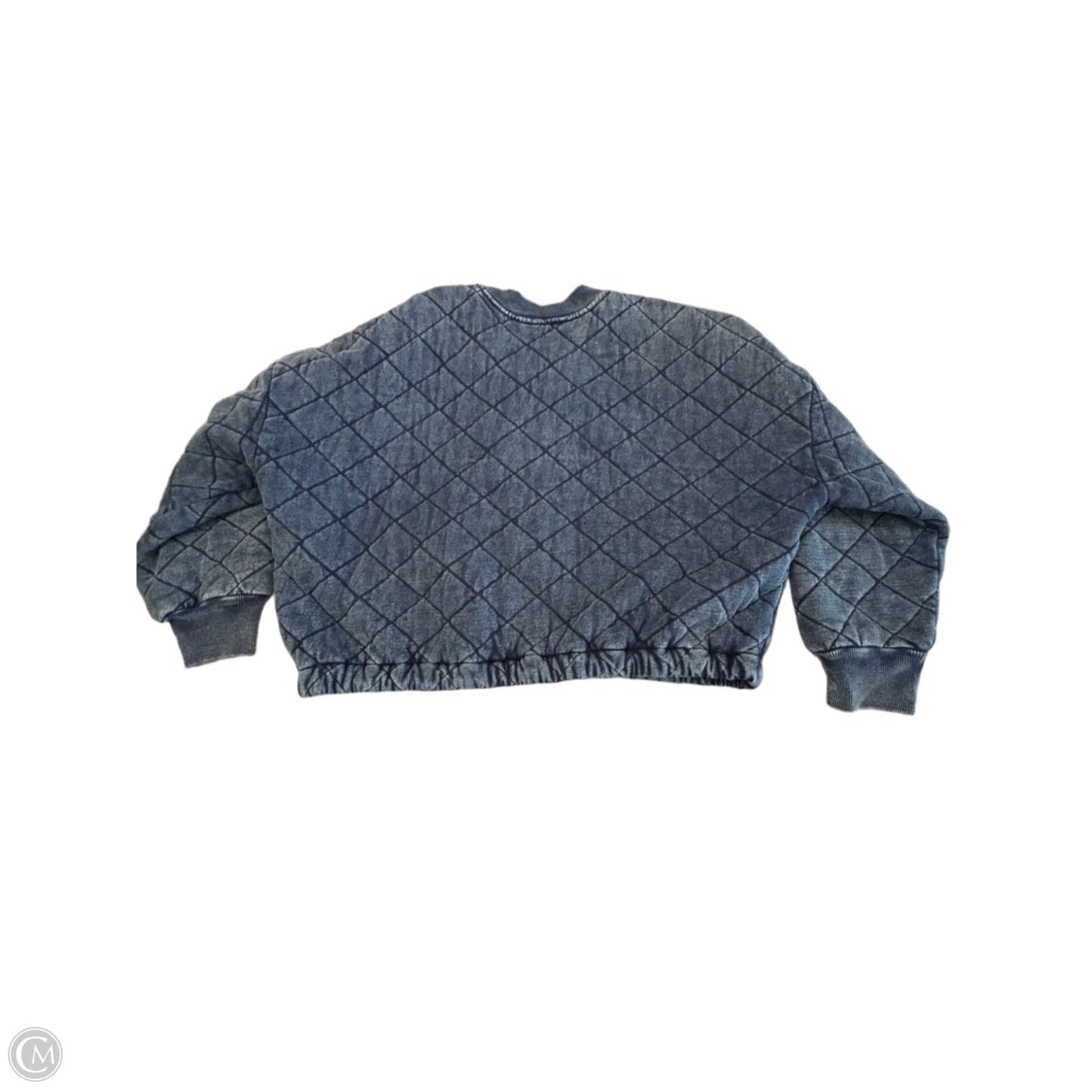 Jacket Puffer & Quilted By Bb Dakota In Blue, Size: L