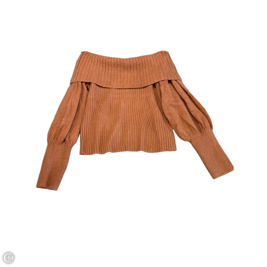 Sweater By Anthropologie In Orange, Size: Xl
