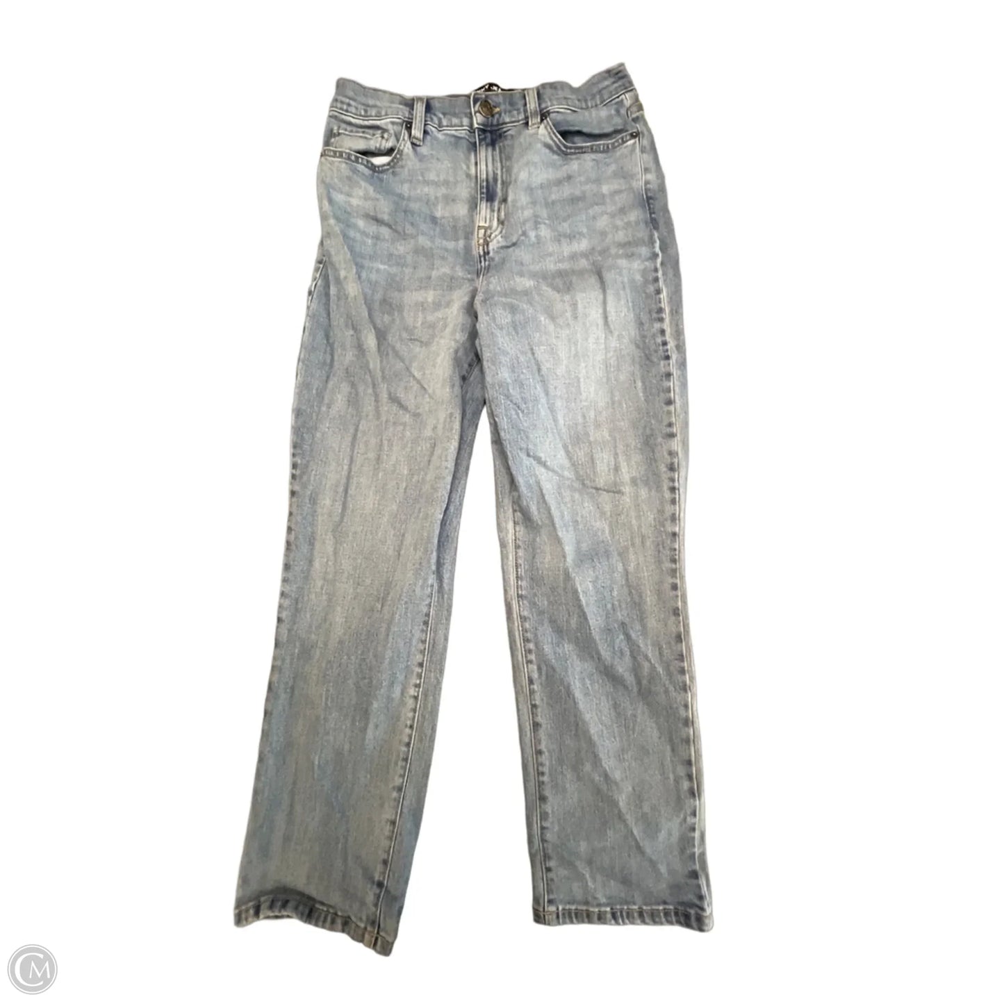 Jeans Straight By Dkny In Blue Denim, Size: 12