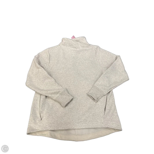 Sweatshirt Collar By Athleta In Grey, Size: L