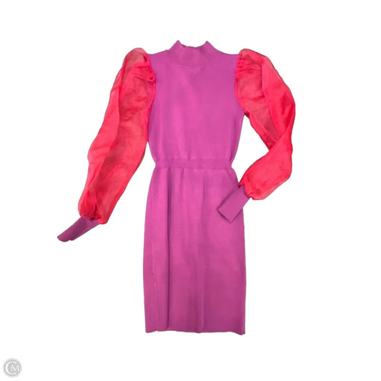 Dress Casual Short By Flat White In Pink & Purple, Size: Xs