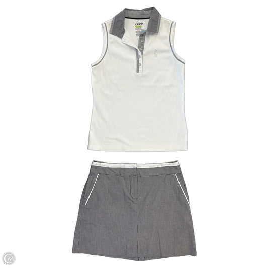 Skort 2pc Set By Izod In Checkered Pattern, Size: Xs