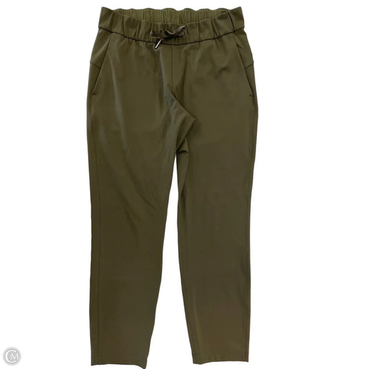 Athletic Pants By Lululemon In Green, Size: S