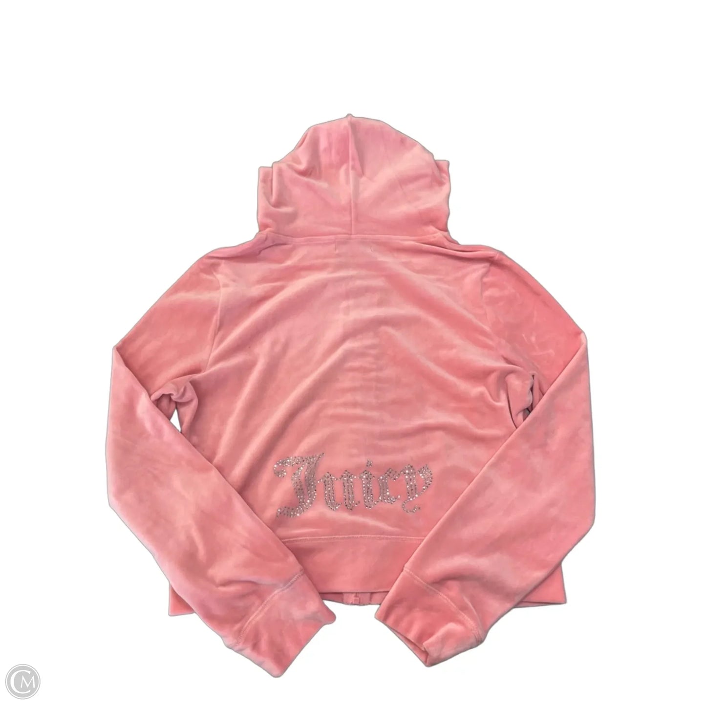 Sweatshirt Hoodie By Juicy Couture In Pink, Size: L