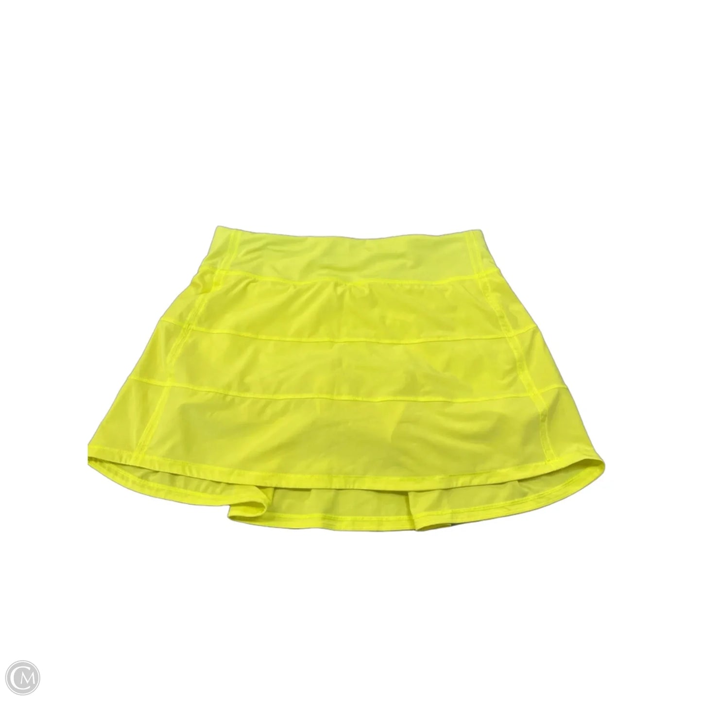 Athletic Skort By Lululemon In Yellow, Size: S
