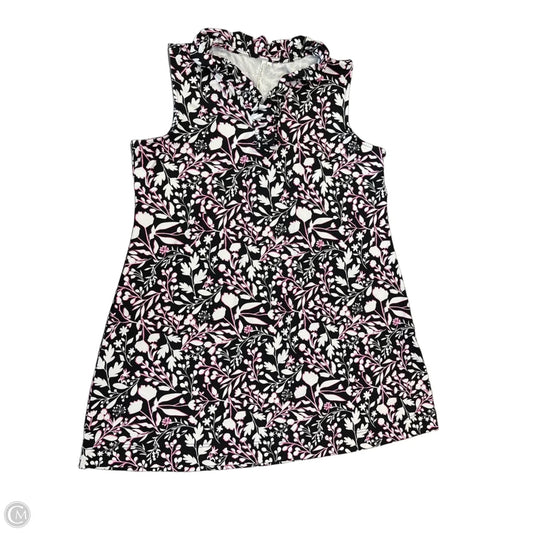 Dress Casual Midi By Lulu B In Black & Pink, Size: Xl