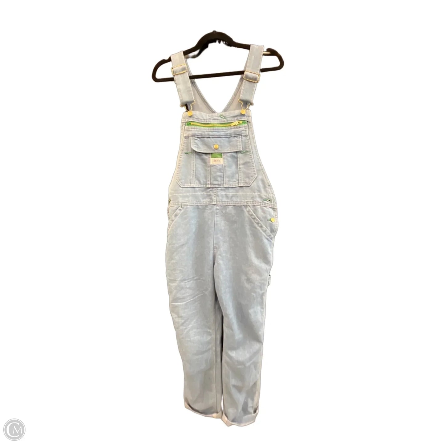 Overalls By Clothes Mentor In Blue Denim, Size: M